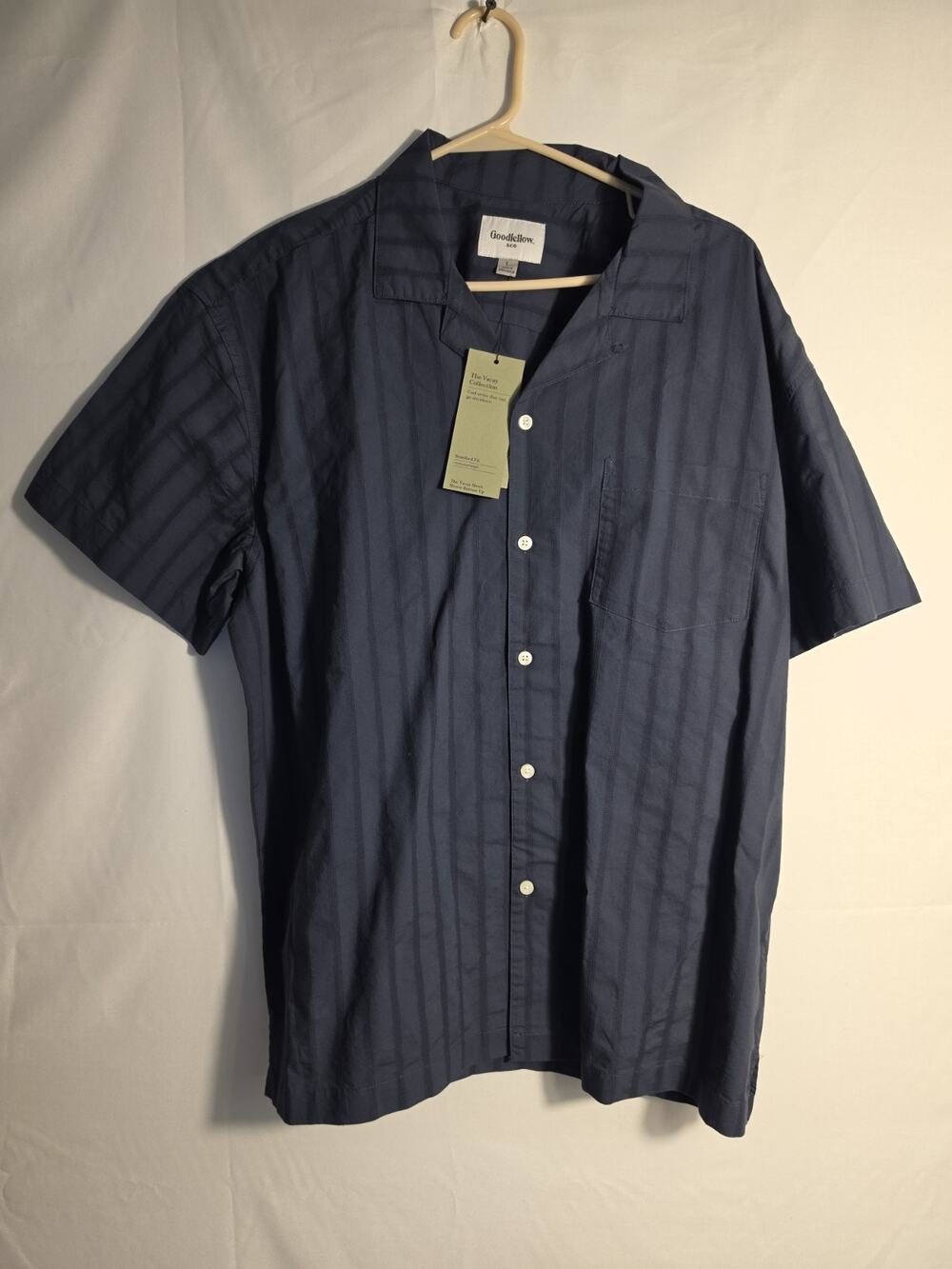 Goodfellows & Co. Men's Gray Short Sleeve Shirt Size Large